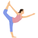 Free King Dancer Natarajasana Yoga Icon