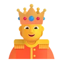 Free With Crown Color Icon