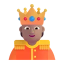 Free With Crown Color Icon
