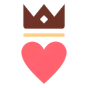 Free King Crown Love Icon