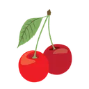 Free Kirsche Bio Obst Icon