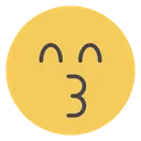 Free Kising With Smiling Eye Emojis Emoji Icon