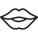 Free Love Lips Emoji Icon