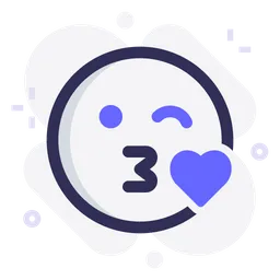 Free Kiss Emoji Icon