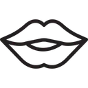Free Love Lips Emoji Icon