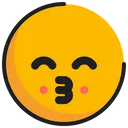 Free Emoticon Emoji Kissing Icon