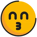 Free Emoticon Emoji Kissing Icon