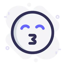 Free Kissing Emoji Icon