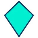 Free Geometrical Kite Shape Icon