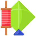 Free Artboard Kite And Thread Thread Icon