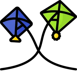 Free Kites Cutting  Icon