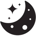 Free Klare Nacht  Symbol