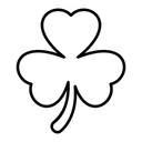 Free Kleeblatt  Symbol