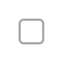 Free Klein Quadratisch Flach Symbol