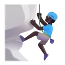 Free Klettern Farbe Dunkel Symbol
