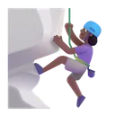 Free Klettern Farbe Mitteldunkel Symbol