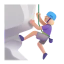 Free Klettern Farbe Mittelhell Symbol