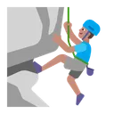 Free Klettern Flach Mittel Symbol