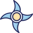 Free Klinge Japanischer Shuriken Ninja Stern Symbol
