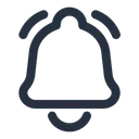 Free Benachrichtigungsklingeln Schnittstelle Gliederung Icon
