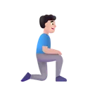 Free Kneeling Facing Right Icon