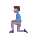 Free Kneeling Color Medium Icon