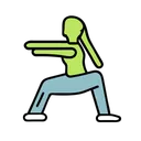 Free Kniebeugen Fitness Training Symbol