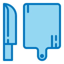 Free Knife And Cutting Board  Icon