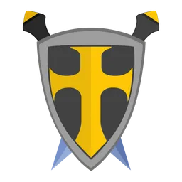 Free Knight Shield And Sword  Icon