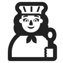Free Kochen Hoch Kontrast Symbol