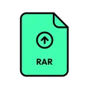 Free Komprimierter RAR-Upload  Symbol