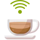 Free Kostenloses WLAN WLAN Signal Kaffeetasse Symbol