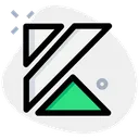 Free Kotlin Technology Logo Social Media Logo Icon
