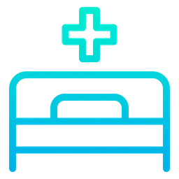 Free Krankenhausbett  Symbol