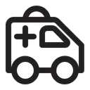 Free Krankenwagen  Symbol