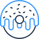 Free Krapfen  Symbol