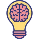 Free Gehirnfragen Brainstorming Innovation Symbol