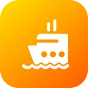 Free Kreuzfahrt Schiff Boot Icon