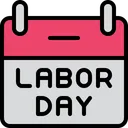Free Labor Day May Calendar Icon