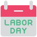 Free Labor Day May Calendar Icon