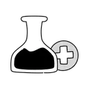Free Half Tone Laboratorium Test Illustration Laboratorium Test Science Icono