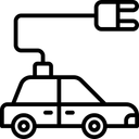 Free Auto aufladen  Symbol