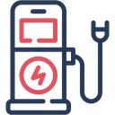 Free Ladestation Wiederaufladbar Elektrische Ladung Symbol