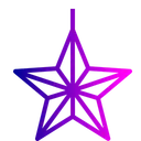 Free Lamp Star Decoration Icon