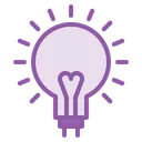 Free Lampara Luz Idea Icono