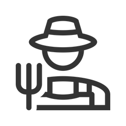 Free Landwirtschaftsarbeiter  Symbol