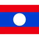 Free Laos Drapeau Pays Icône