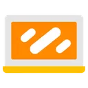 Free Laptop Office Working Icon