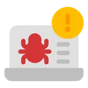 Free Laptop Virus Warning Icon