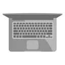 Free Office Workspace Laptop Netbook Icon